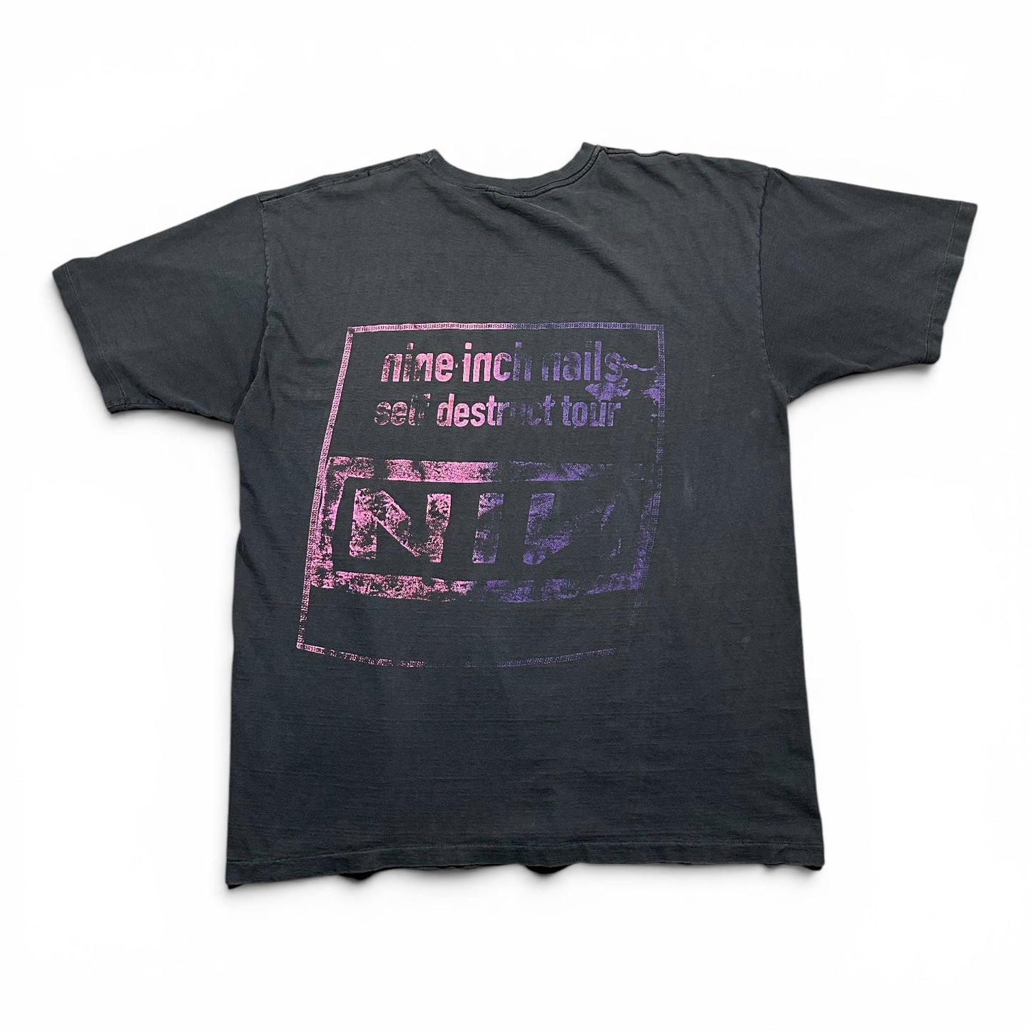 1990s Vintage Nine Inch Nails Self Destruct Tour Shirt