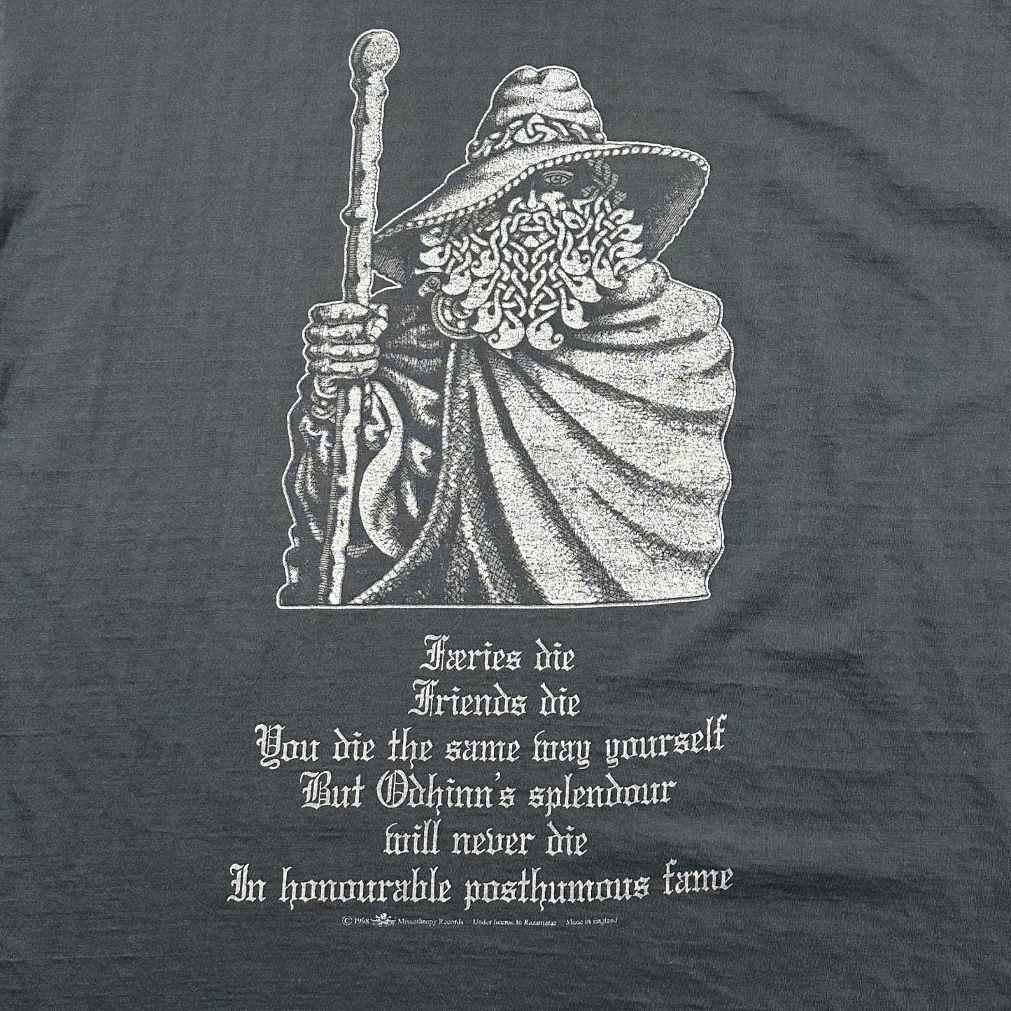 1998 Vintage Burzum "Det Som Engang Var" Shirt
