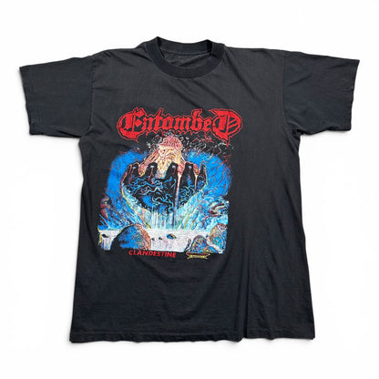 1991 Vintage Entombed "Clandestine" Shirt