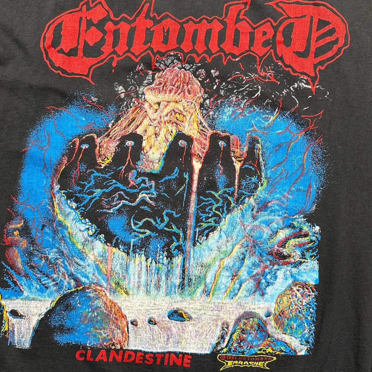1991 Vintage Entombed "Clandestine" Shirt