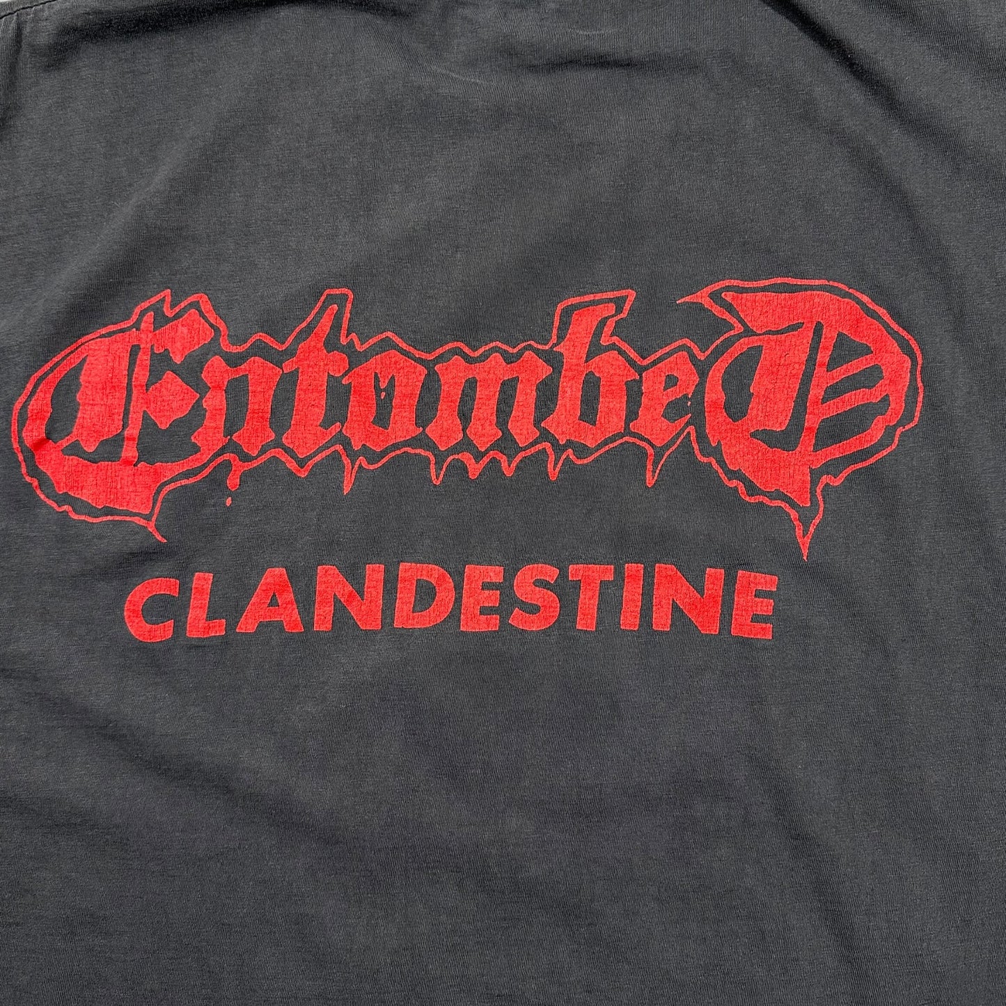 1991 Vintage Entombed "Clandestine" Shirt