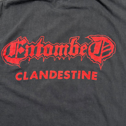 1991 Vintage Entombed "Clandestine" Shirt