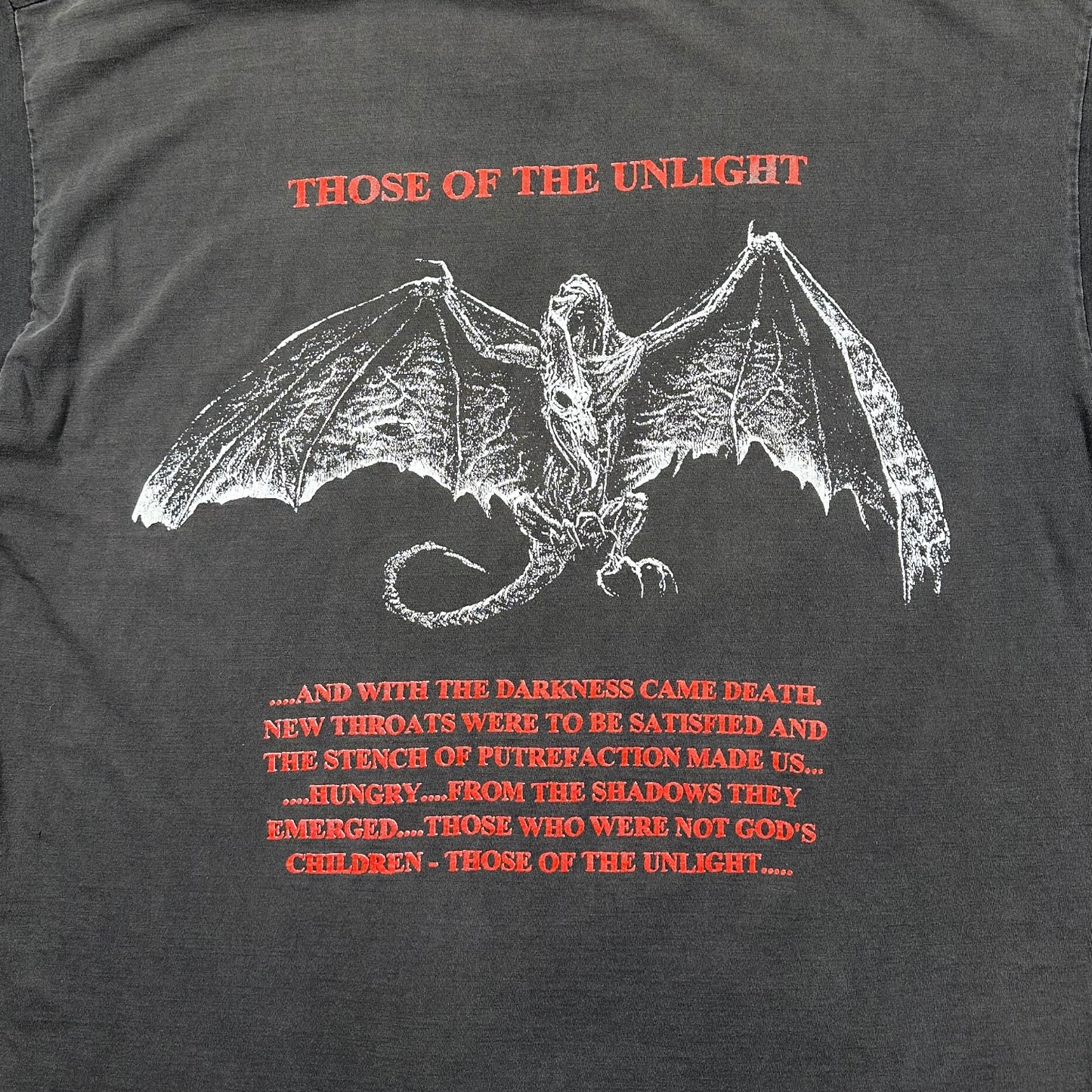 1990s Vintage Marduk "Those Of The Unlight" Shirt