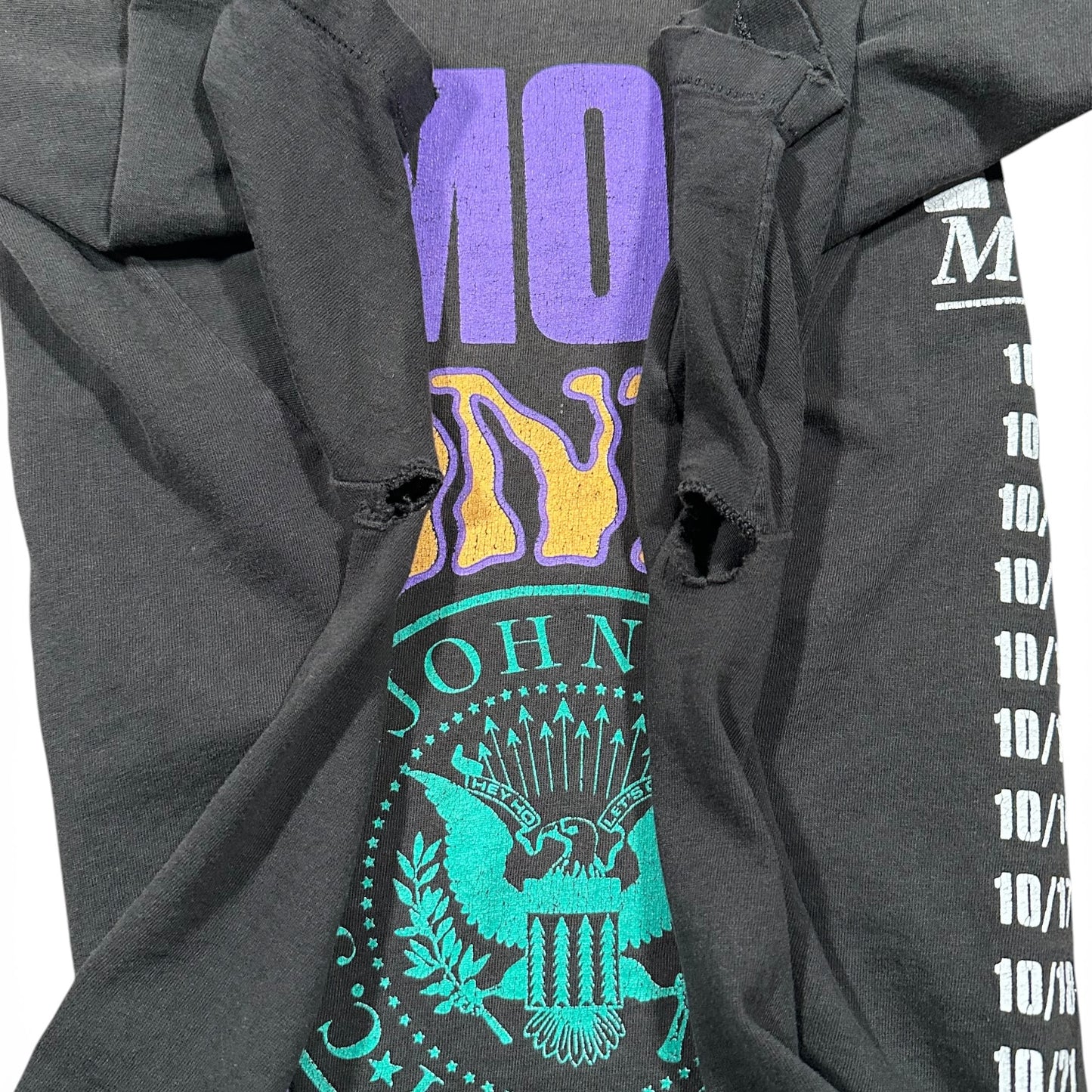 1992 Vintage Ramones "Mondo Bizarro" Tour Shirt
