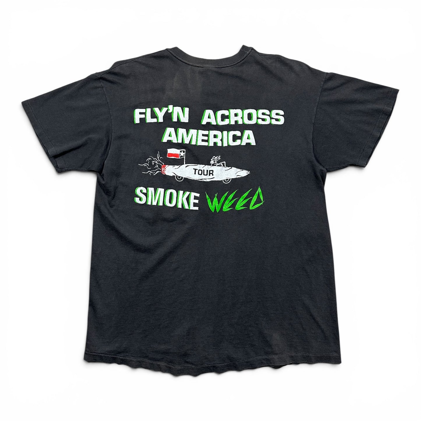 1991 Vintage Pantera Fly'n Across America Tour Shirt