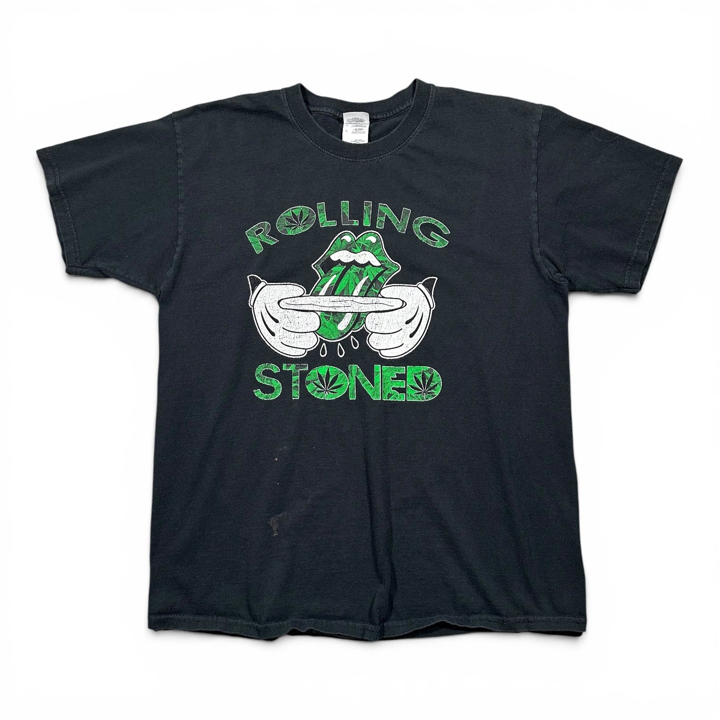 2000s Vintage Rolling Stoned Weed Shirt