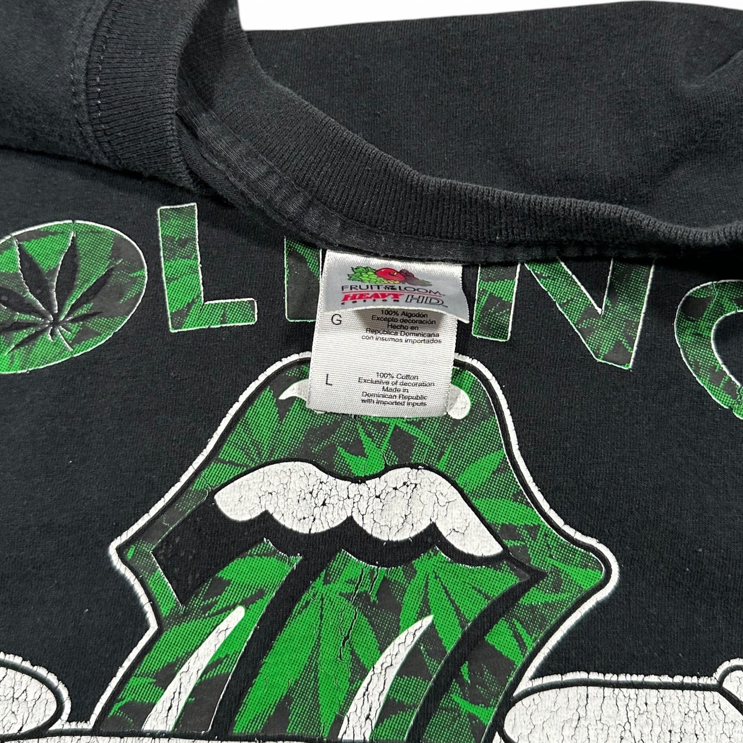2000s Vintage Rolling Stoned Weed Shirt