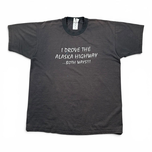 1990s Vintage Alaska Highway Shirt