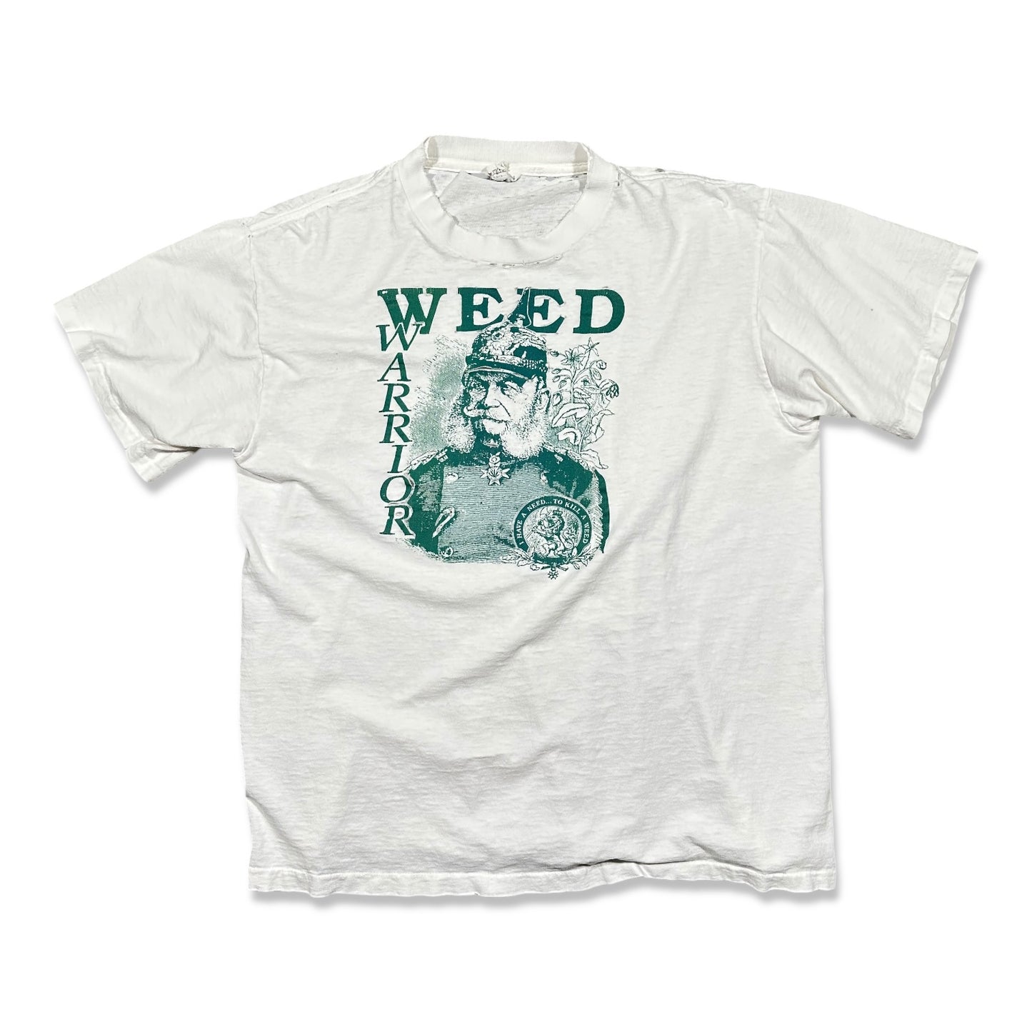 1990s Vintage Weed Warrior Shirt