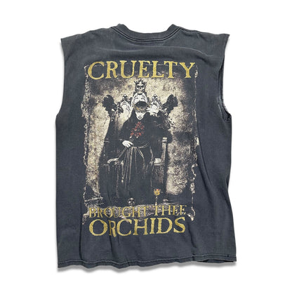 1990s Vintage Cradle Of Filth "Cruelty And The Beast" Cutoff Shirt