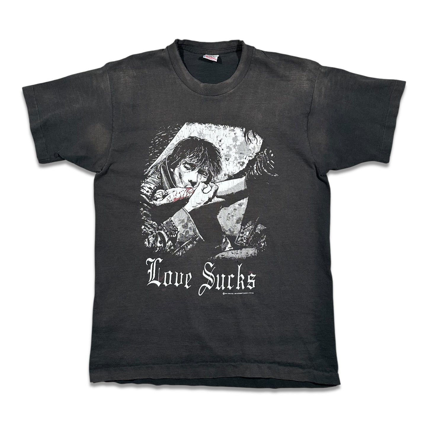 2000s Vintage Love Sucks Shirt