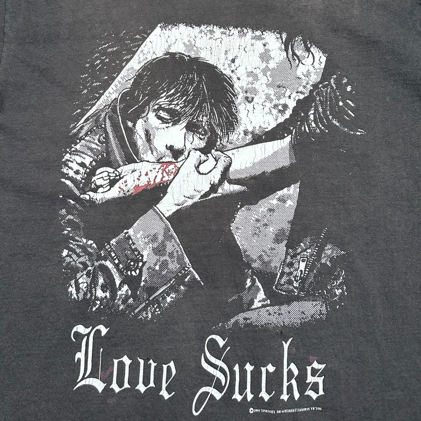 2000s Vintage Love Sucks Shirt