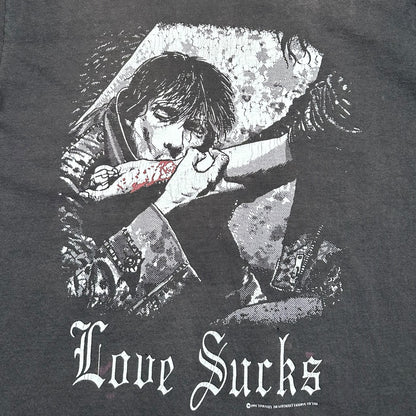 2000s Vintage Love Sucks Shirt
