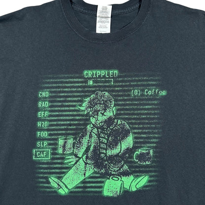 2000s Vintage Crippled Caffeine Shirt