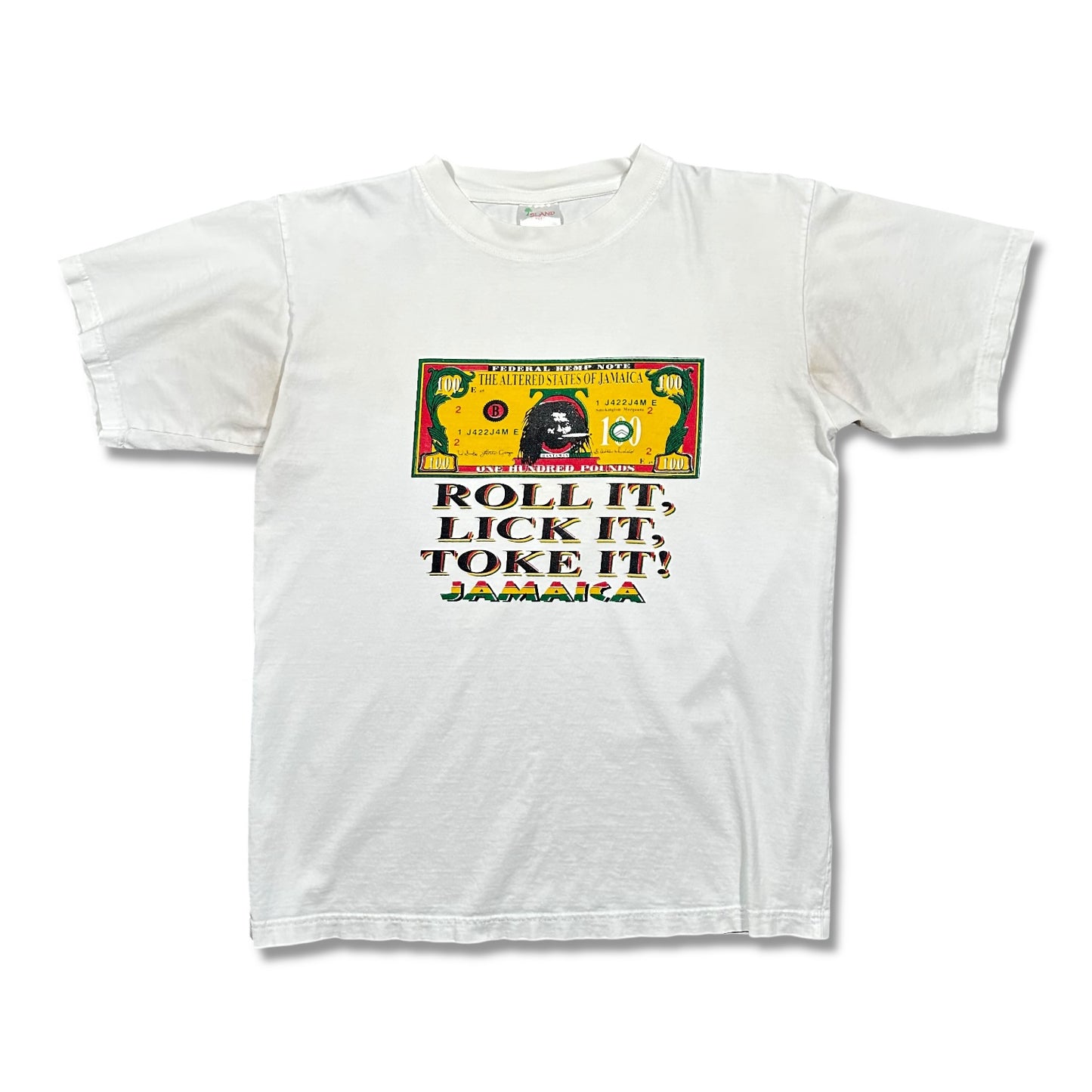 1990s Vintage Federal Hemp Note Weed Shirt