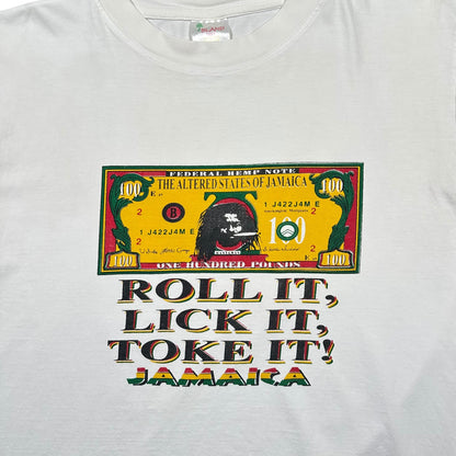 1990s Vintage Federal Hemp Note Weed Shirt