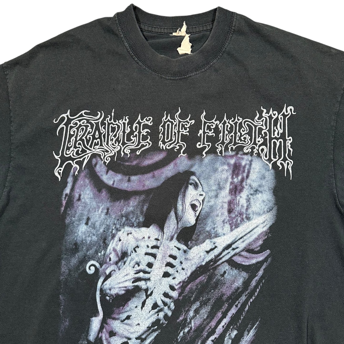 1990s Vintage Cradle Of Filth "Total Fucking Darkness" Shirt