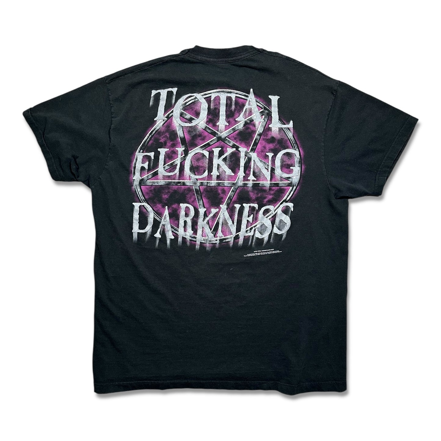 1990s Vintage Cradle Of Filth "Total Fucking Darkness" Shirt