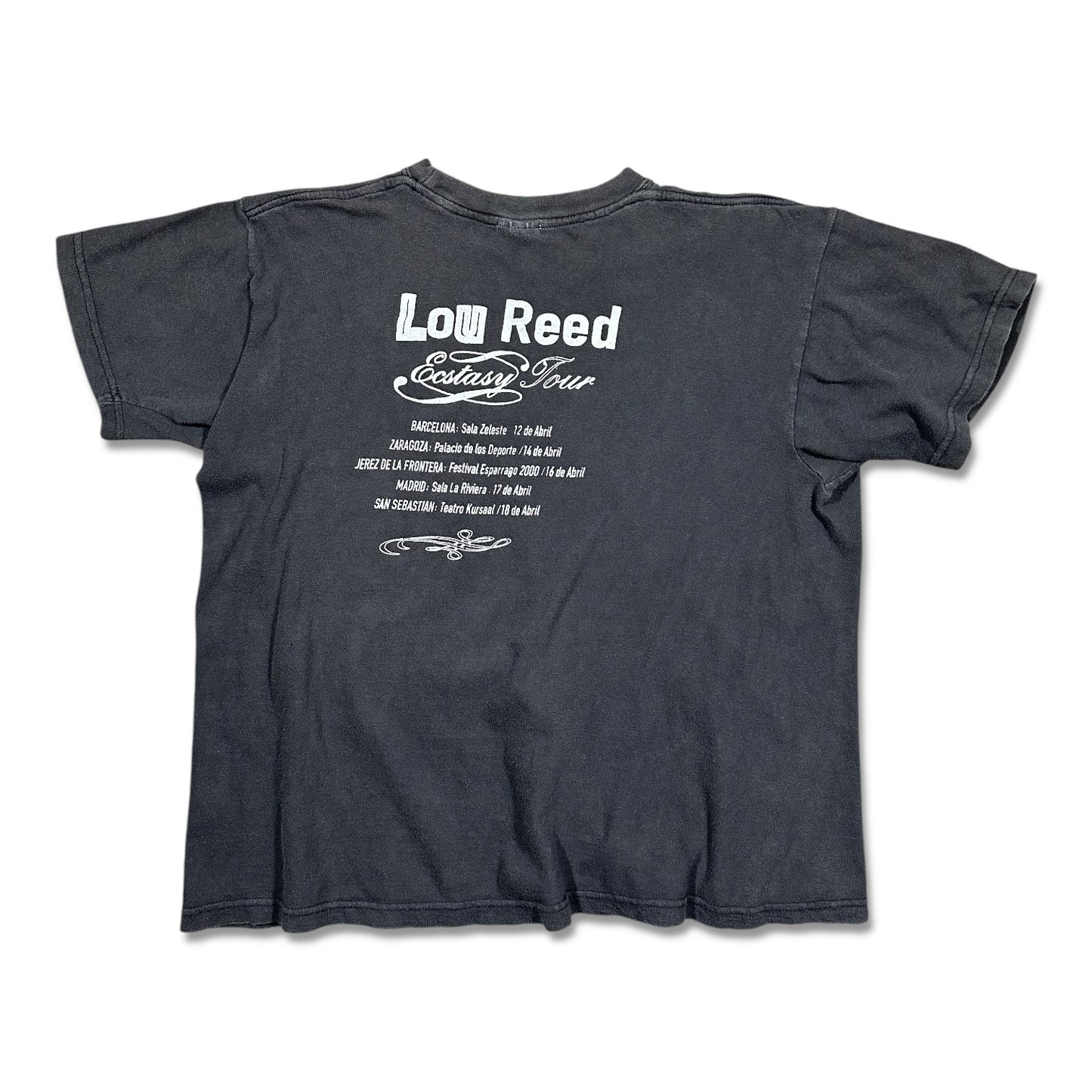 2000s Vintage Lou Reed "Ecstasy Tour" Shirt