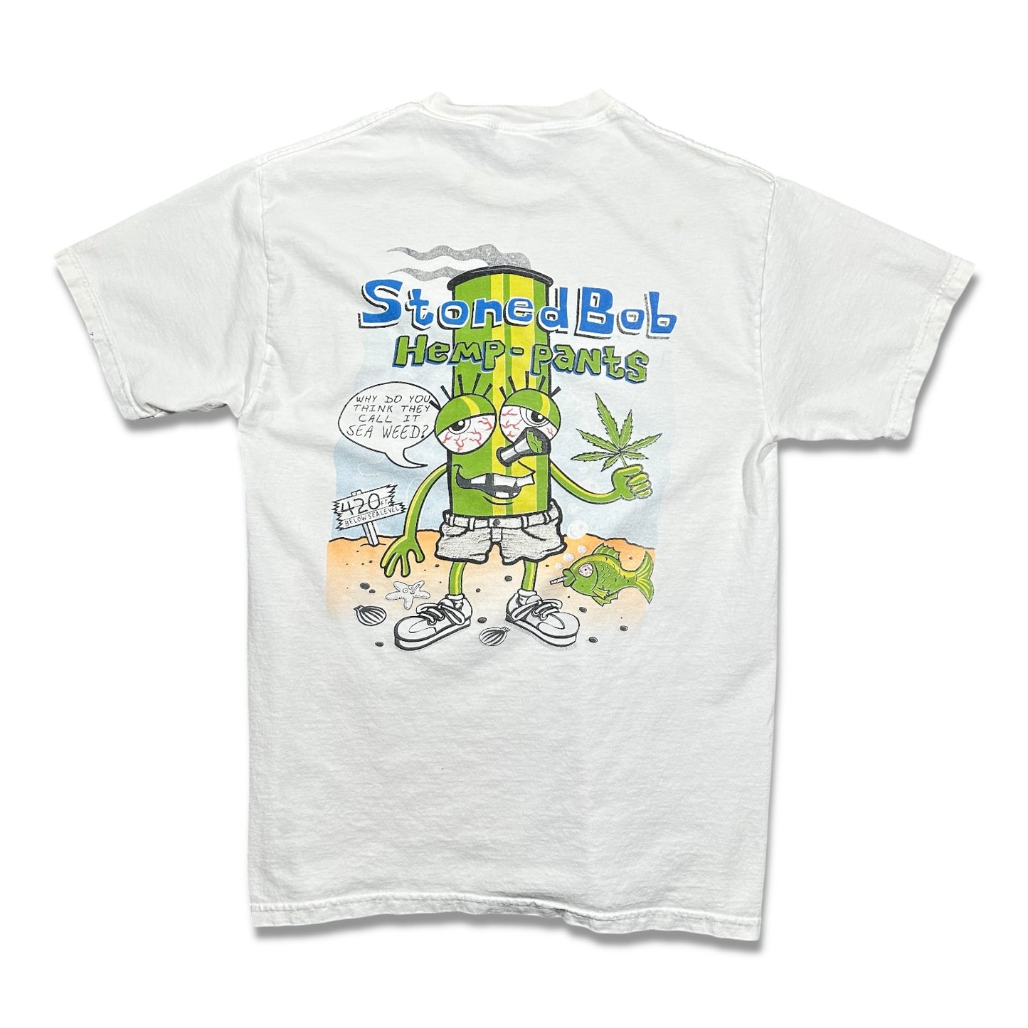 2000s Vintage Stoned Bob Weed Shirt