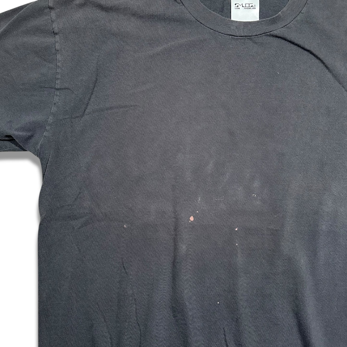 Smudge Vintage Blank Tee All Black SS1
