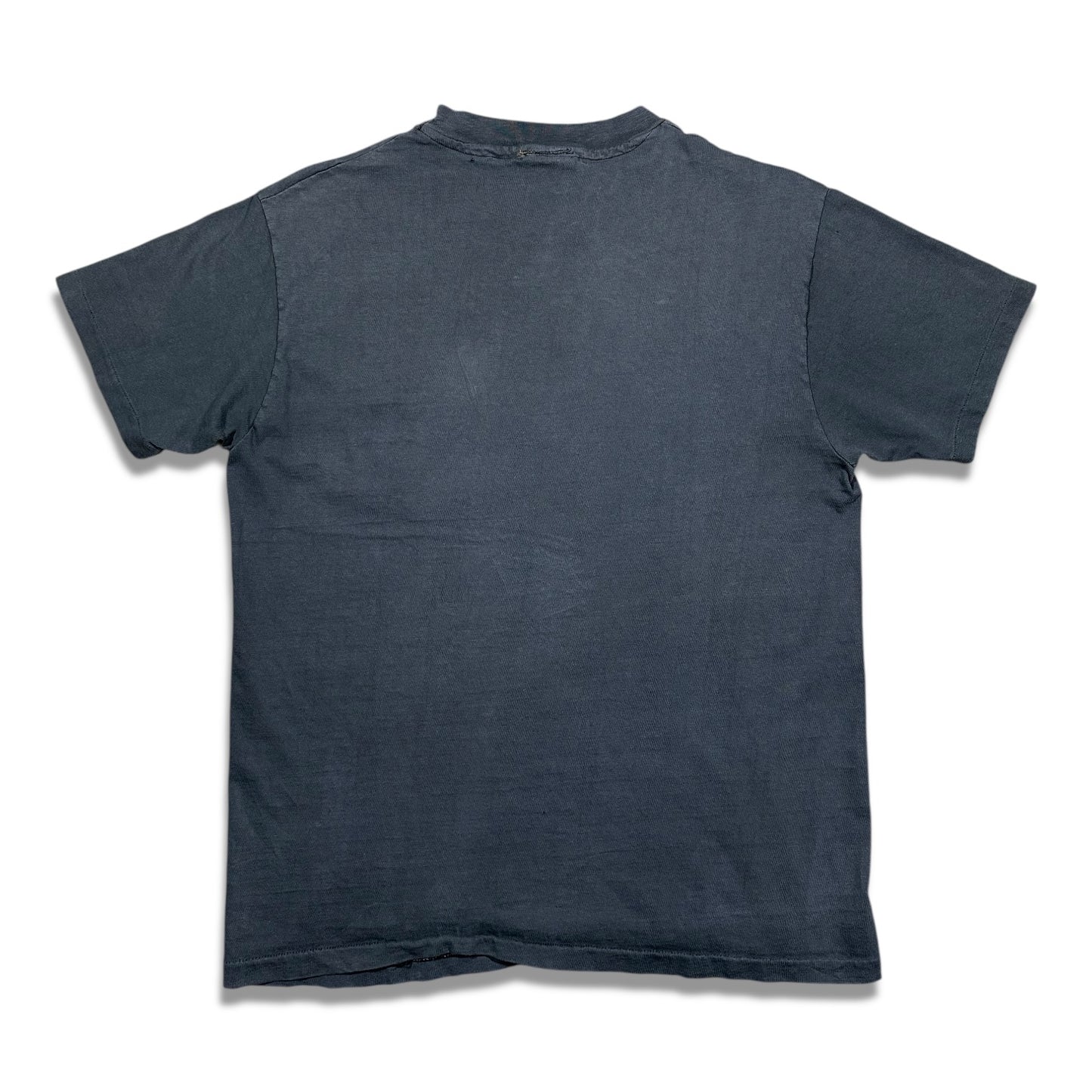 Smudge Vintage Blank Tee All Black Pocket SS1
