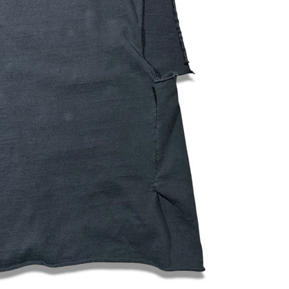 Smudge Vintage Blank Tee All Black Cutoff
