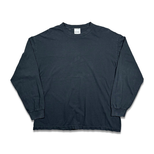 Smudge Vintage Blank Tee All Black LS1
