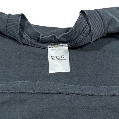 Smudge Vintage Blank Tee All Black LS1