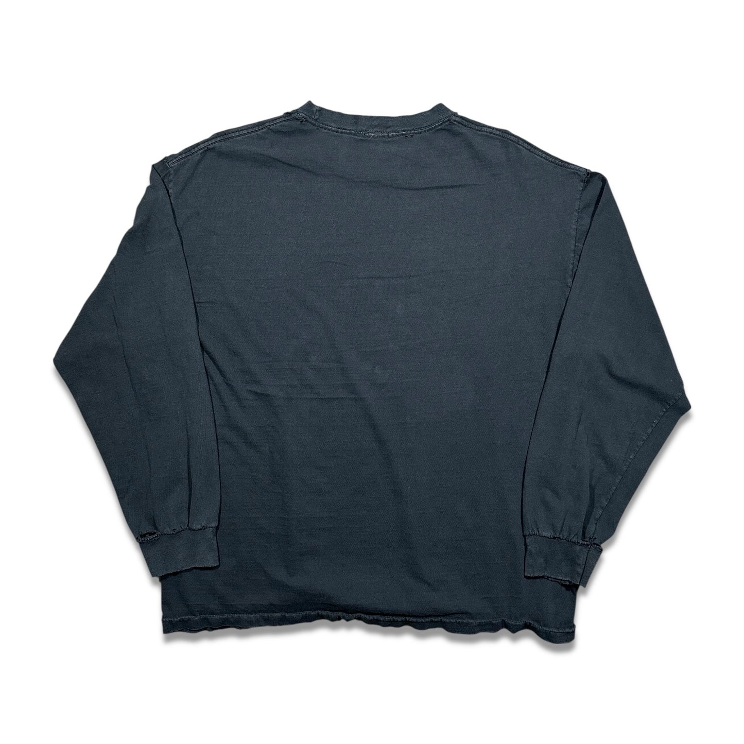 Smudge Vintage Blank Tee All Black LS1