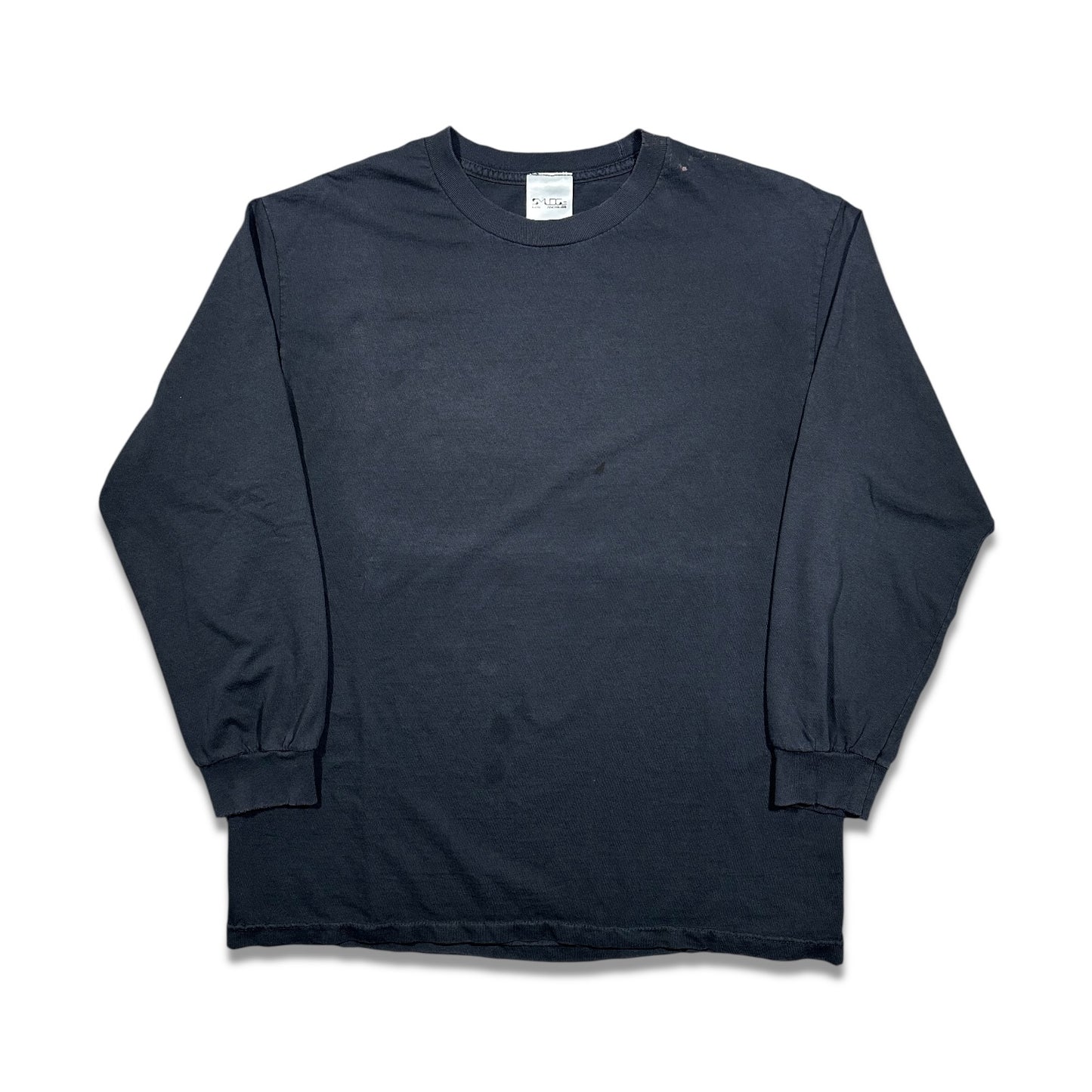 Smudge Vintage Blank Tee All Black LS2