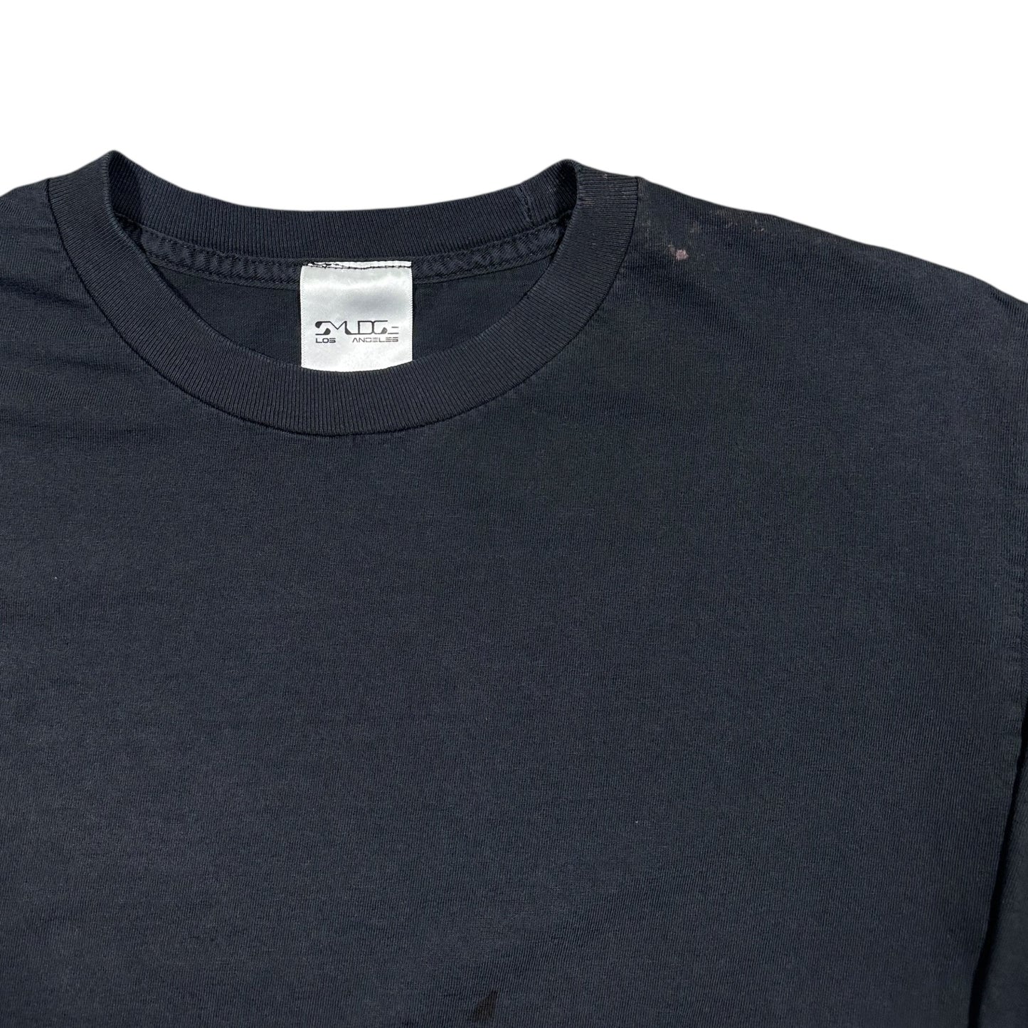 Smudge Vintage Blank Tee All Black LS2