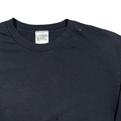 Smudge Vintage Blank Tee All Black LS2