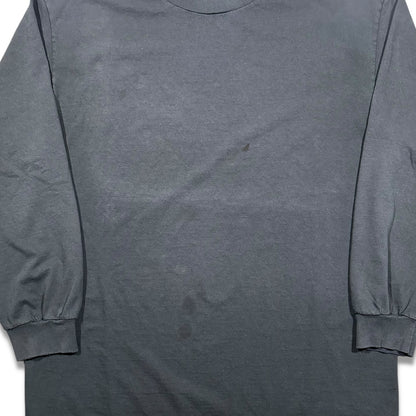 Smudge Vintage Blank Tee All Black LS2