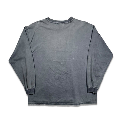 Smudge Vintage Blank Tee Smudge Dark Wash LS1