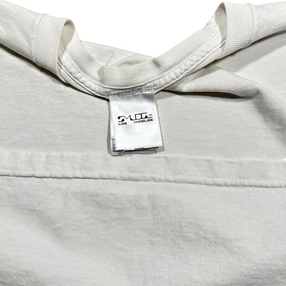 Smudge Vintage Blank Tee White LS1