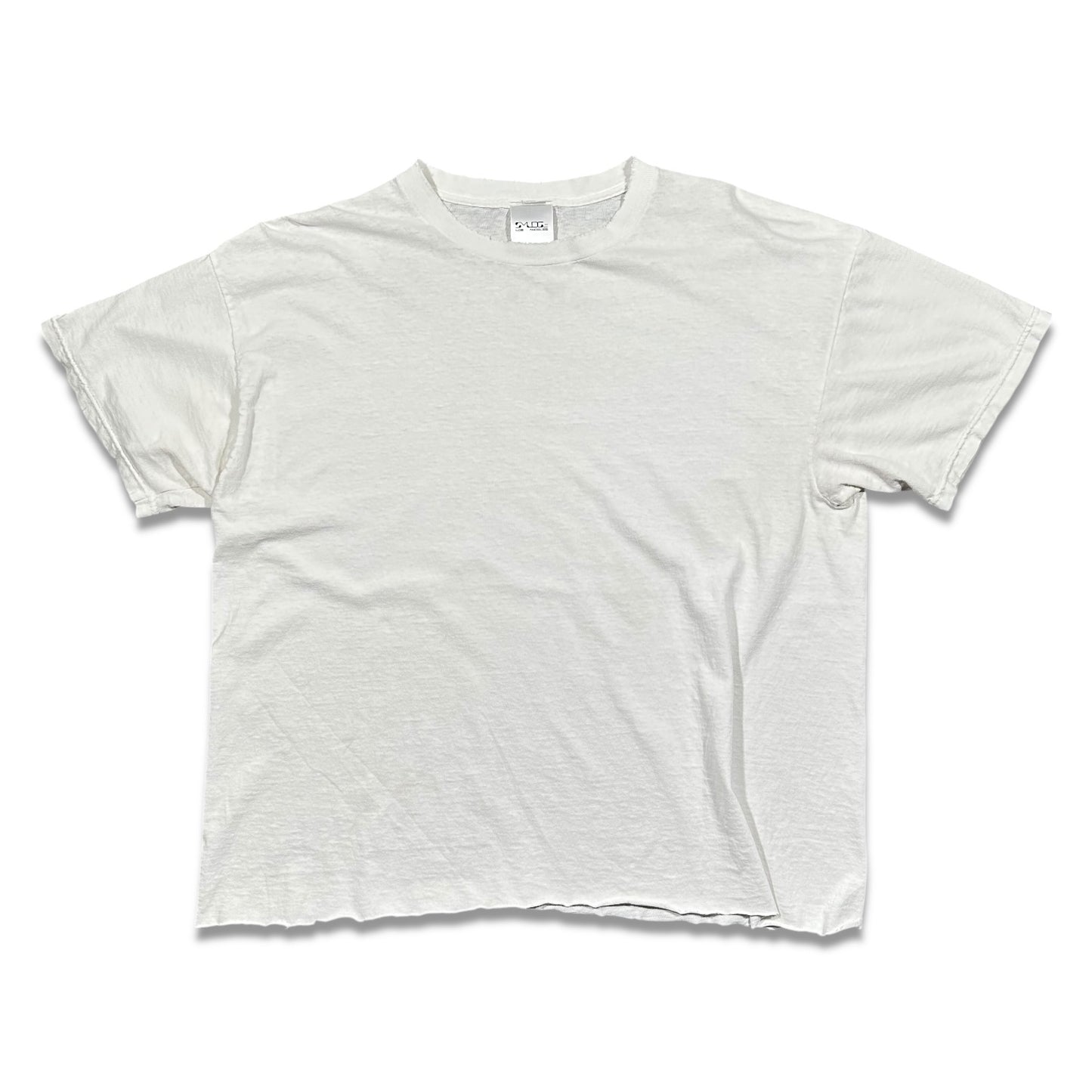 Smudge Vintage Blank Tee White SS1