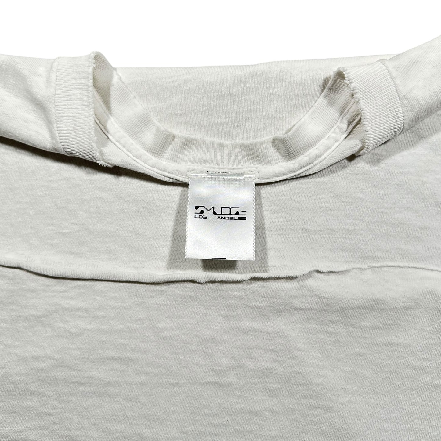 Smudge Vintage Blank Tee White SS1