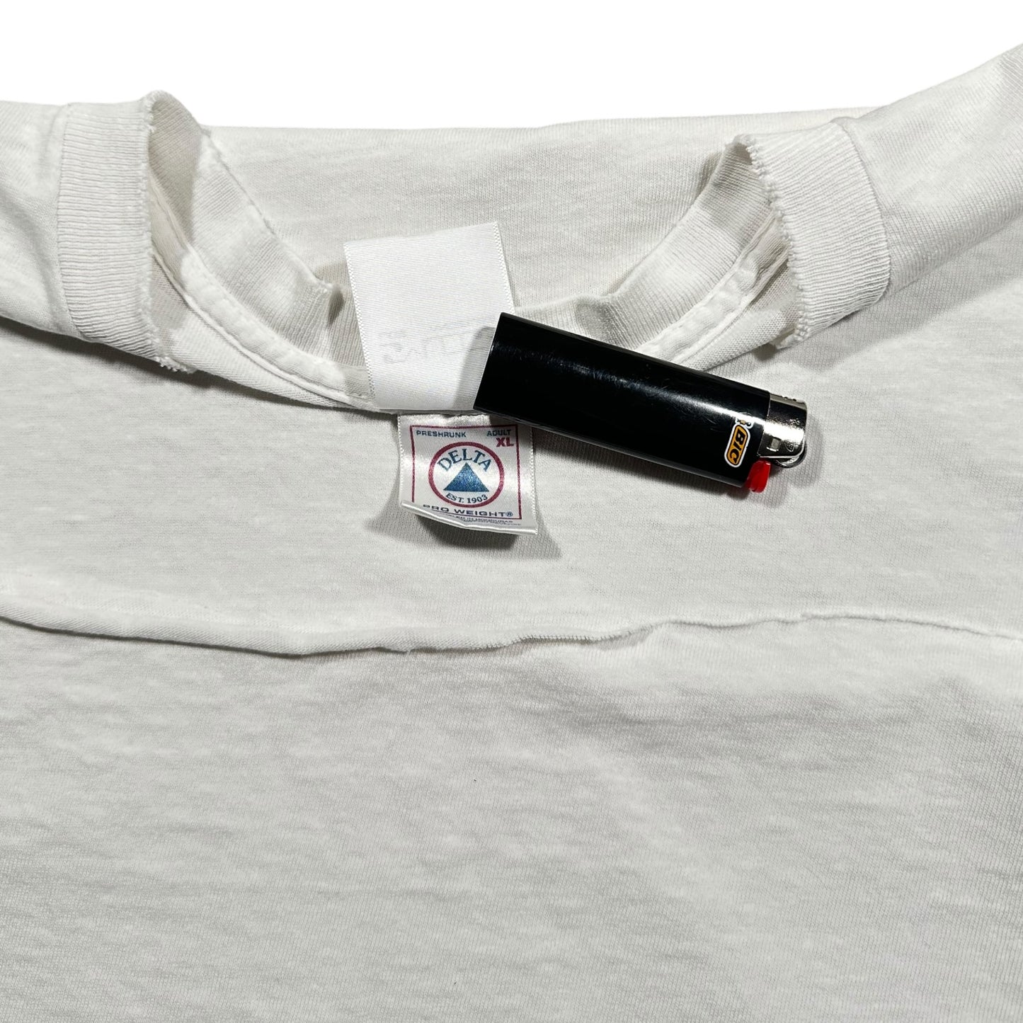 Smudge Vintage Blank Tee White SS1
