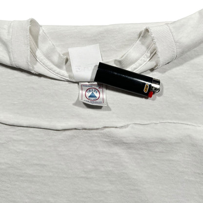Smudge Vintage Blank Tee White SS1