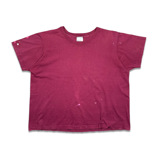Smudge Vintage Blank Tee Colored SS1 Maroon