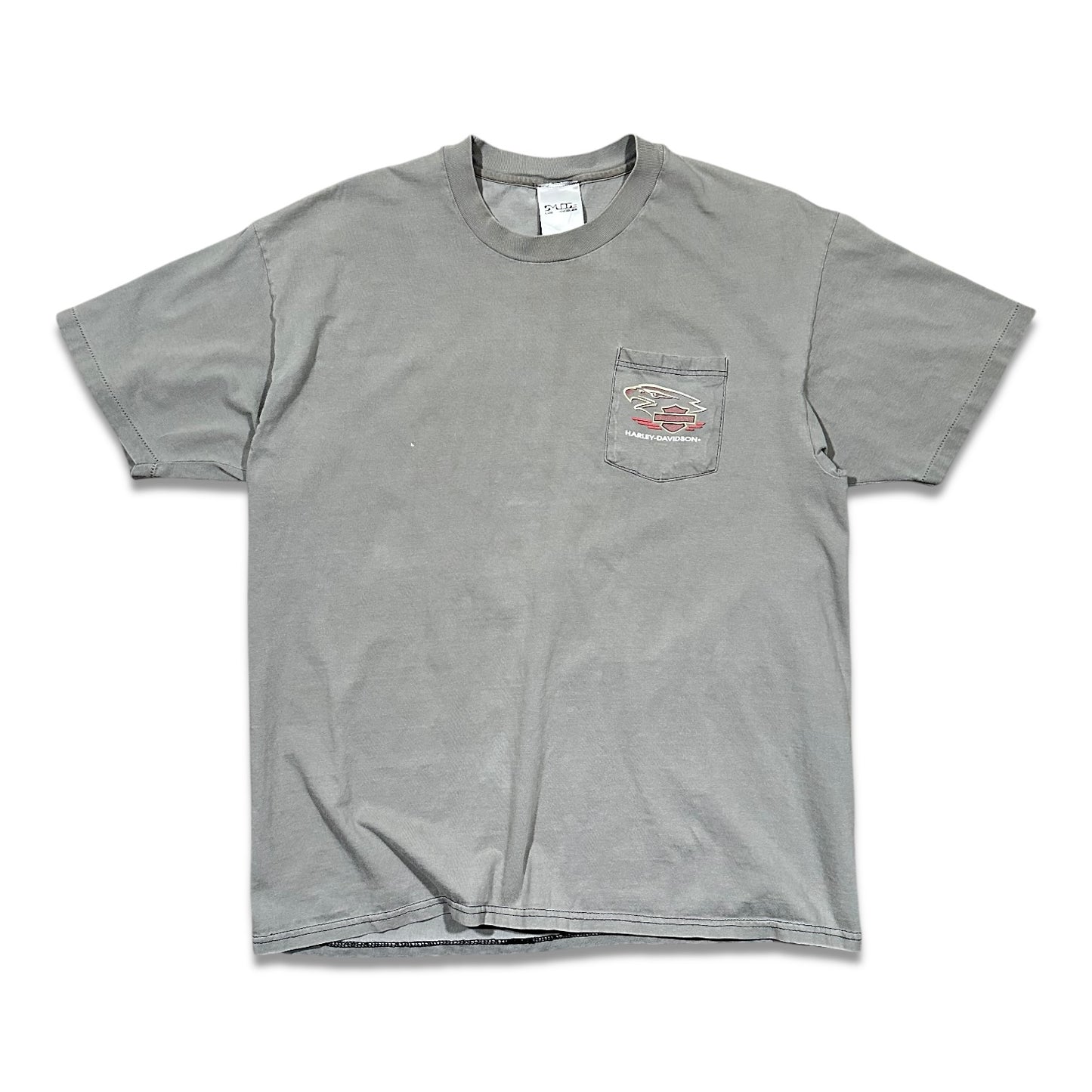 Smudge Vintage Simple Print Uniform Tee Harley Davidson