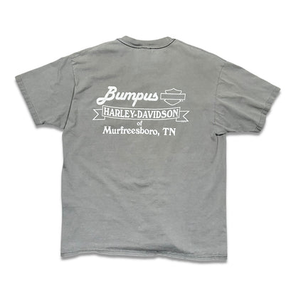 Smudge Vintage Simple Print Uniform Tee Harley Davidson