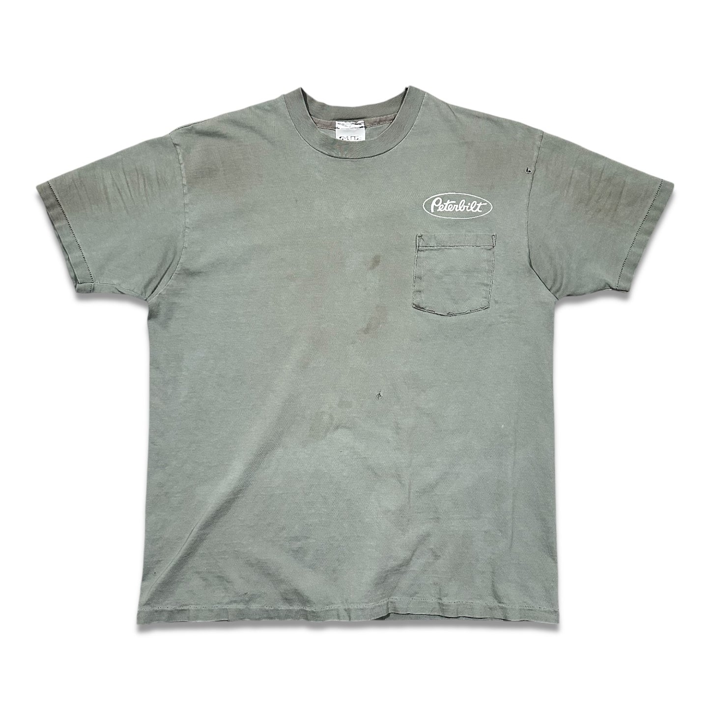 Smudge Vintage Simple Print Uniform Tee Peterlilt