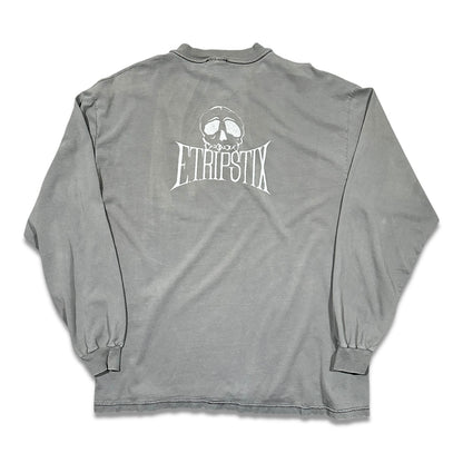 Smudge Vintage Simple Print Uniform LS Etripstix