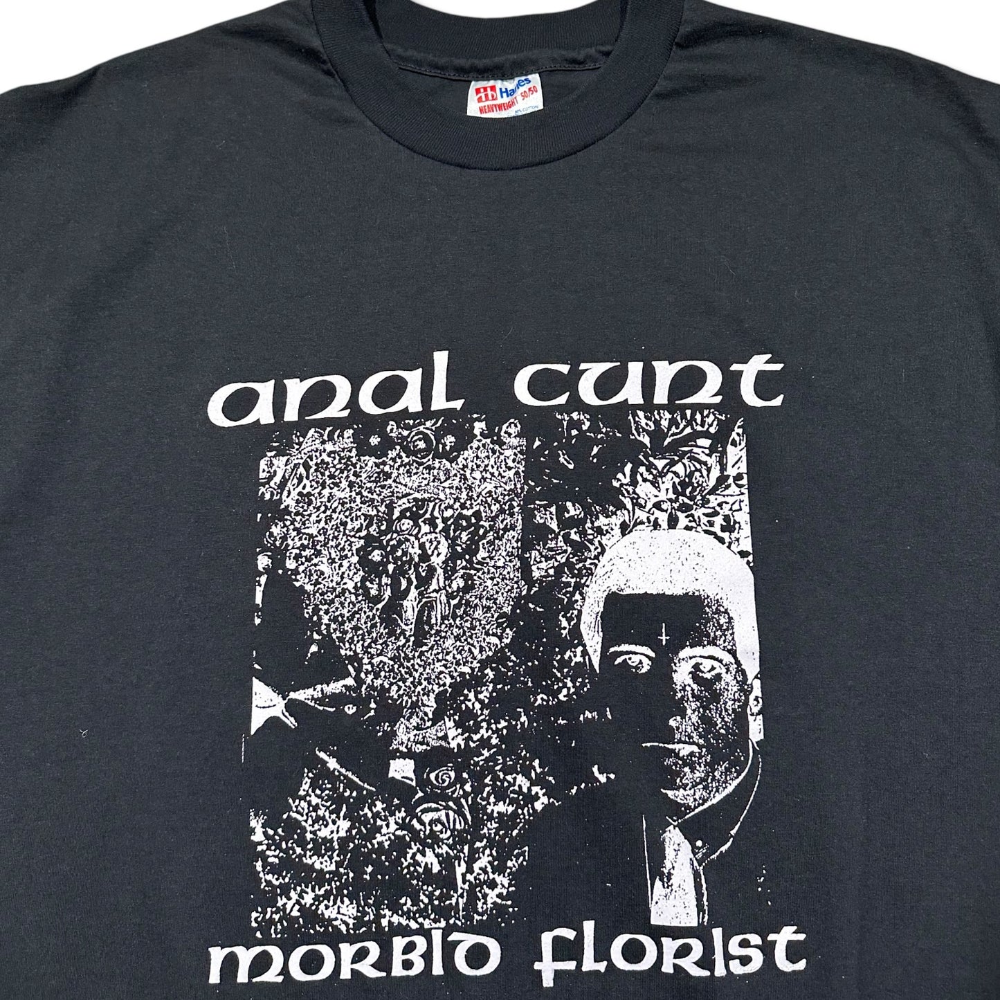 1990s Vintage Anal Cunt "Morbid Florist" Shirt