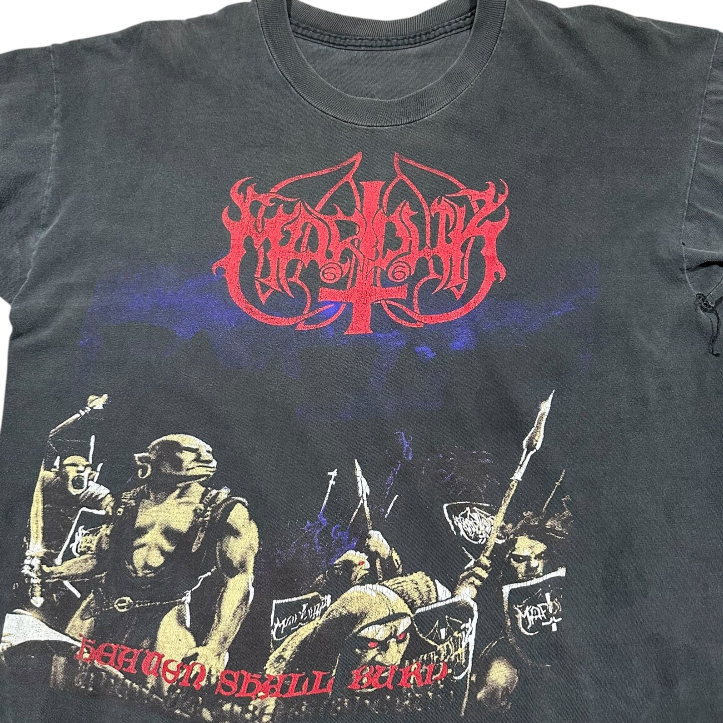 1990s Vintage Marduk "Heaven Shall Burn" Shirt