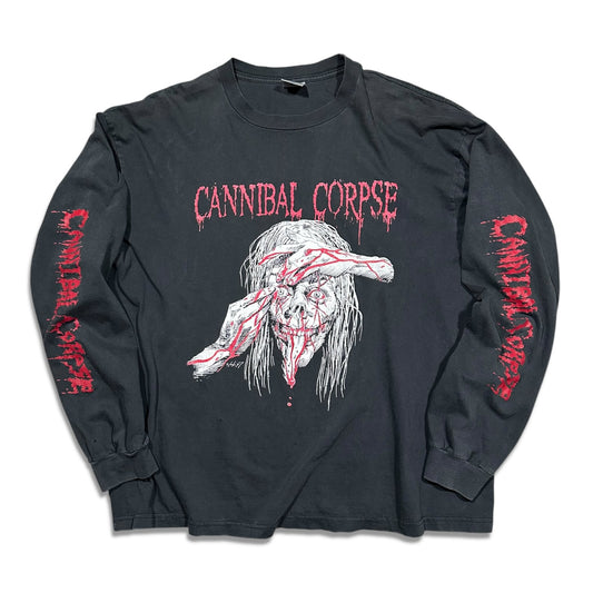 1990s Vintage Cannibal Corpse "Disfigured" Longsleeves Shirt
