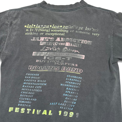 1990s Vintage Lollapalooza 1991 Shirt