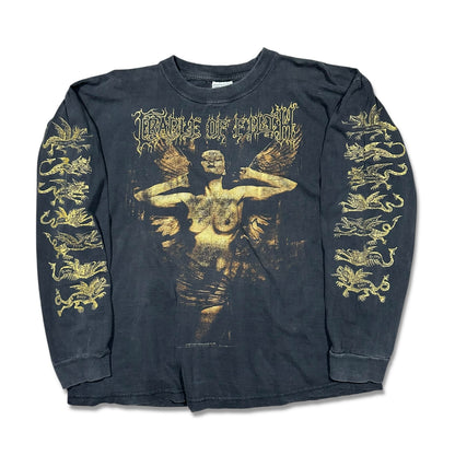 1990s Vintage Cradle Of Filth "Martyred For Mortal Sin" Longsleeves Shirt